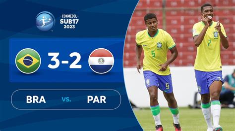 brasil vs paraguay sub 17